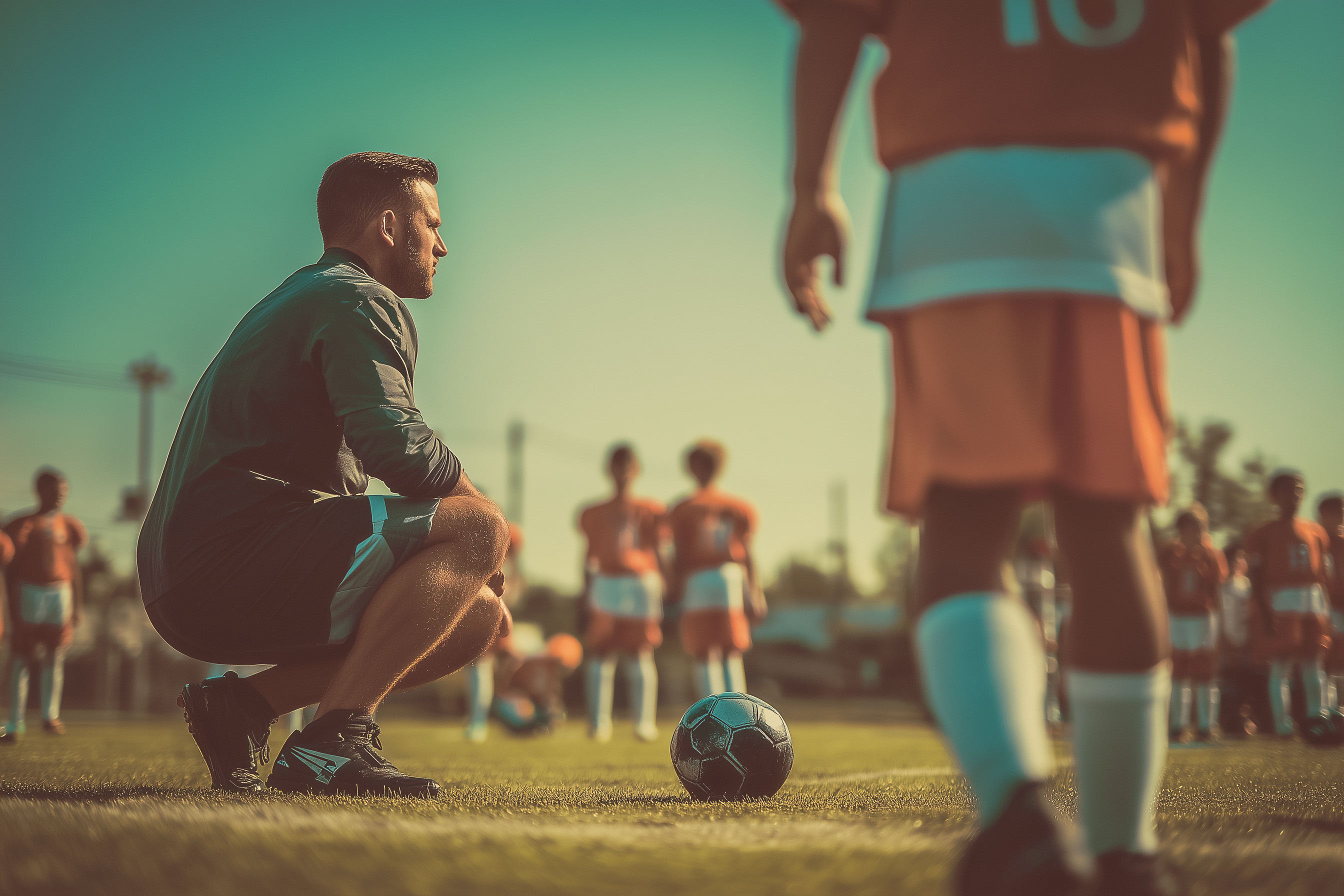 Youth soccer training
