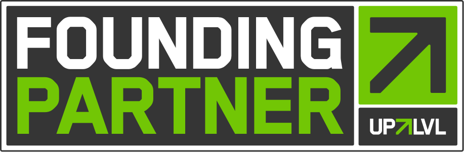 UpLVL Founding Partner horizontal badge